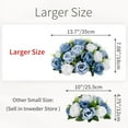 thumbnail image 2 of BLOSMON 13.7" Large Wedding Flower Ball for Table Centerpiece 10 Pcs of Artificial Dusty Blue Rose Flores arrangement bouquet for Dining Birthday Party Home Decorusty, 2 of 8