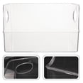 thumbnail image 3 of KAKOWELY 1Pc Multipurpose Transparent Book Storage Box Acrylic Book Storage Container,8.46"X7.68"X4.72", 3 of 4