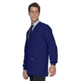 thumbnail image 3 of Landau Essentials Relaxed Fit 5-Pocket Snap-Front Scrub Jacket for Men 7551, 3 of 6