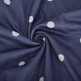 thumbnail image 4 of TSADFHJI Jupe en Laine Maxi Femme Col Rond Taille Ajustable Mi-Longueur Robe à Poche à Pois S Marine, 4 of 4