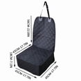 thumbnail image 3 of 17.8x22.8 inch Universal Pet Dog Car Seat Cover with Non-Slip Design and Waterproof Protection, 3 of 9