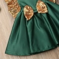 thumbnail image 2 of Green sequin princess dress, 2 of 7