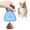 C, variant on Portable Handheld Dog Poop Scooper Portable Foldable Potty Holders Garbage Bag Pickup Clip Included-Best for Medium to XLarge Pets