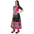 thumbnail image 3 of Bimba Women Long FlaiDress Print Boho Chic Kurta Designer Kurti Clothing, 3 of 7
