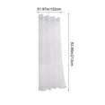 thumbnail image 3 of Outdoor Waterproof Curtain for Patio and Porch with Rain Protection and Semi Shade(White), 3 of 6