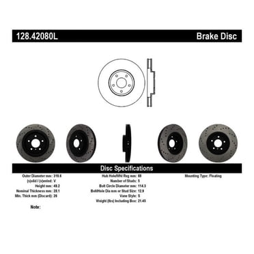Wilwood Rotor-GT48-LW SPC-37-RH-Bedded 11.75 x 1.21 - 8 on 7.00in main image 0