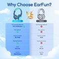 thumbnail image 3 of Auriculares EarFun Kids con cable y micrófono con límite de volumen de 85/94 dB, 3 of 8