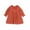 Girls Dresses Red, variant on Girls Linen Long Sleeve Dresses Size 2-7 Toddlers Kids Cute Long Lantern-Sleeve Ruffle Crewneck Solid Color Pleated Pullover Babydoll Dress