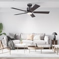 thumbnail image 4 of Noble Bronze 52 Inch 5 Blade Indoor Ceiling Fan, Ideal for Bedrooms and Living Rooms, Quiet DC Motor, LED Light with Remote, Eleve Comfort, 4 of 11