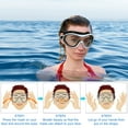 thumbnail image 6 of Swimming Goggles Adult Large Frame | Waterproof Silicone | Anti-Fog PC Lenses | Adjustable Comfort Fit | Clear Vision for Training & Diving | Multiple Colors | Durable | Includes Storage Case, 6 of 6