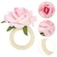 thumbnail image 3 of KAKOWELY 4 anillos para servilletas con forma de rosa y flores artificiales para bodas., 3 of 5