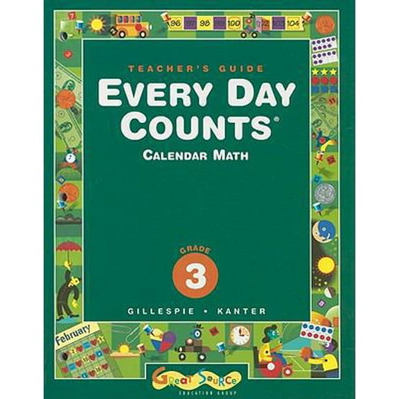 Pre-Owned Every Day Counts: Calendar Math: Teacher's Guide Grade 3 (Paperback) 0669441007 9780669441000