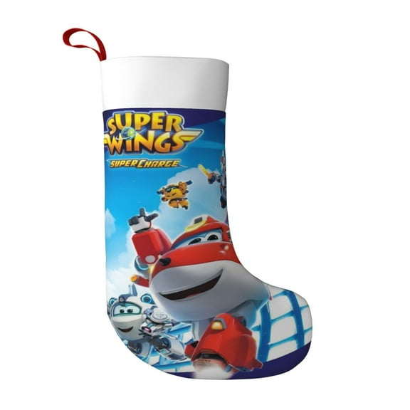 super wings Ultra soft velvet Christmas socks, Large Super Soft Christmas Stockings For Christmas Xmas Tree Holiday Fireplace Family Decor Gifts