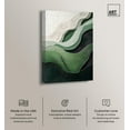 thumbnail image 2 of Green Echoes I Canvas Green Abstract Art by Art Remedy, Gallery Wrapped, 30" x 45", 2 of 7