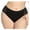 Black, variant on Elainilye Fashion Womens Plus Size Underwear Comfortable Temperament Lace Oversized Lace Thong Panties Underwear,Brown