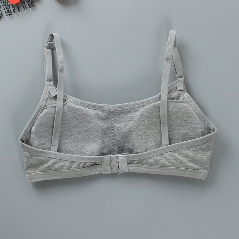 Techinal 4pcs/Lot Girls Bras Soft Young Children Bra for Kids Teenagers  Wire Free Training Small Vest Teenage Underwear 