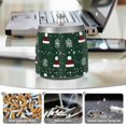 thumbnail image 6 of Yayeee Ashtray with Lid for Cigarette Smokeless Stainless Steel Home Ash Holder, Christmas Santa Hats, 6 of 7