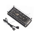 thumbnail image 3 of Computer RGB HUB Splitter 5V 3Pin / 12V 4Pin Collector For PC Gamer Cabinet Fan & LED Light MB AURA SYNC 12V 4Pin Hub, 3 of 6