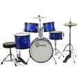 thumbnail image 2 of Gammon Drum Set Blue Complete Junior Kit With Cymbals Sticks Hardware And Stool, 2 of 4
