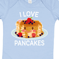 thumbnail image 4 of Inktastic I Love Pancakes with Cute Stack of Pancakes Boys or Girls Baby Bodysuit, 4 of 5