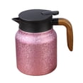 thumbnail image 1 of Elodie Stainless Steel Thermal Carafe Insulation Teapot Hot Water Dispenser Easy to Use pink, 1 of 8