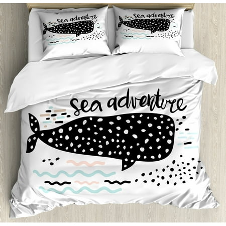 Adventure Nursery King Size Duvet Cover Set Sea Text Adventure Nursery King Size Duvet Cover