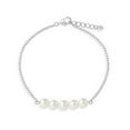 thumbnail image 1 of Bracelet en Argent Sterling 925 avec Perle d'Eau Douce de Culture pour Adolescentes 6,5 Pouces, 1 of 5