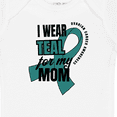 thumbnail image 4 of Inktastic I Wear Teal for My Mom Ovarian Cancer Awareness Boys or Girls Baby Bodysuit, 4 of 5