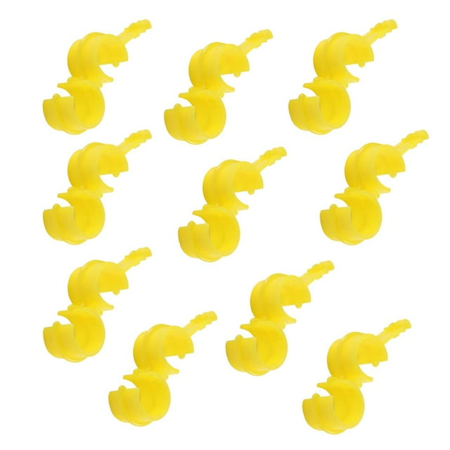 10 piezas de aves de corral pollo granja gallinero agua potable tubo manguera sujetadores de DYNWAVEMX Clip de la línea de flotación de la casa de pollo