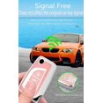 thumbnail image 6 of Key Fob Cover Compatible with Toyota Fortuner Tundra Camry RAV4 Highlander Corolla 2018-2024 3 Button Keychain Case Holder Protector,bullet keychian-Pink, 6 of 9
