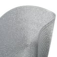 thumbnail image 3 of Metallic Silver Round Polypropylene Woven Placemat (Set of 6), 3 of 6