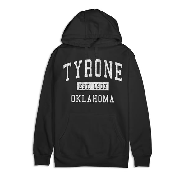 Tyrone Oklahoma Classic Established Premium Cotton Hoodie