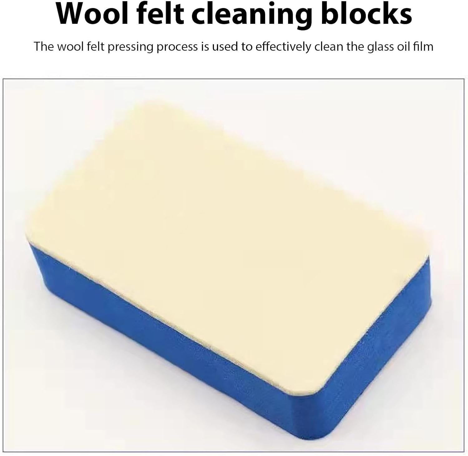 Newtay Lot De 8 éponges De Nettoyage Et De Désembuage Pour Vitres De Voiture - Jaune, Sans Rayures, Miroir Et Vitres