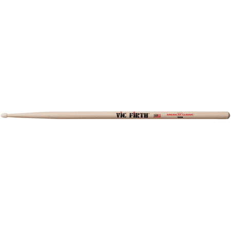 Vic Firth American Classic 5A Drum Sticks with Nylon Tip, 3 Pack