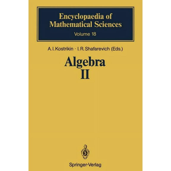 Encyclopaedia of Mathematical Sciences Algebra II: Noncommutative Rings Identities, Book 18, (Paperback)