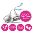 thumbnail image 1 of Darling Souvenir Candy Chocolate Labels Twins Sisters Custom Stickers 190 Pcs-Magenta, 1 of 2