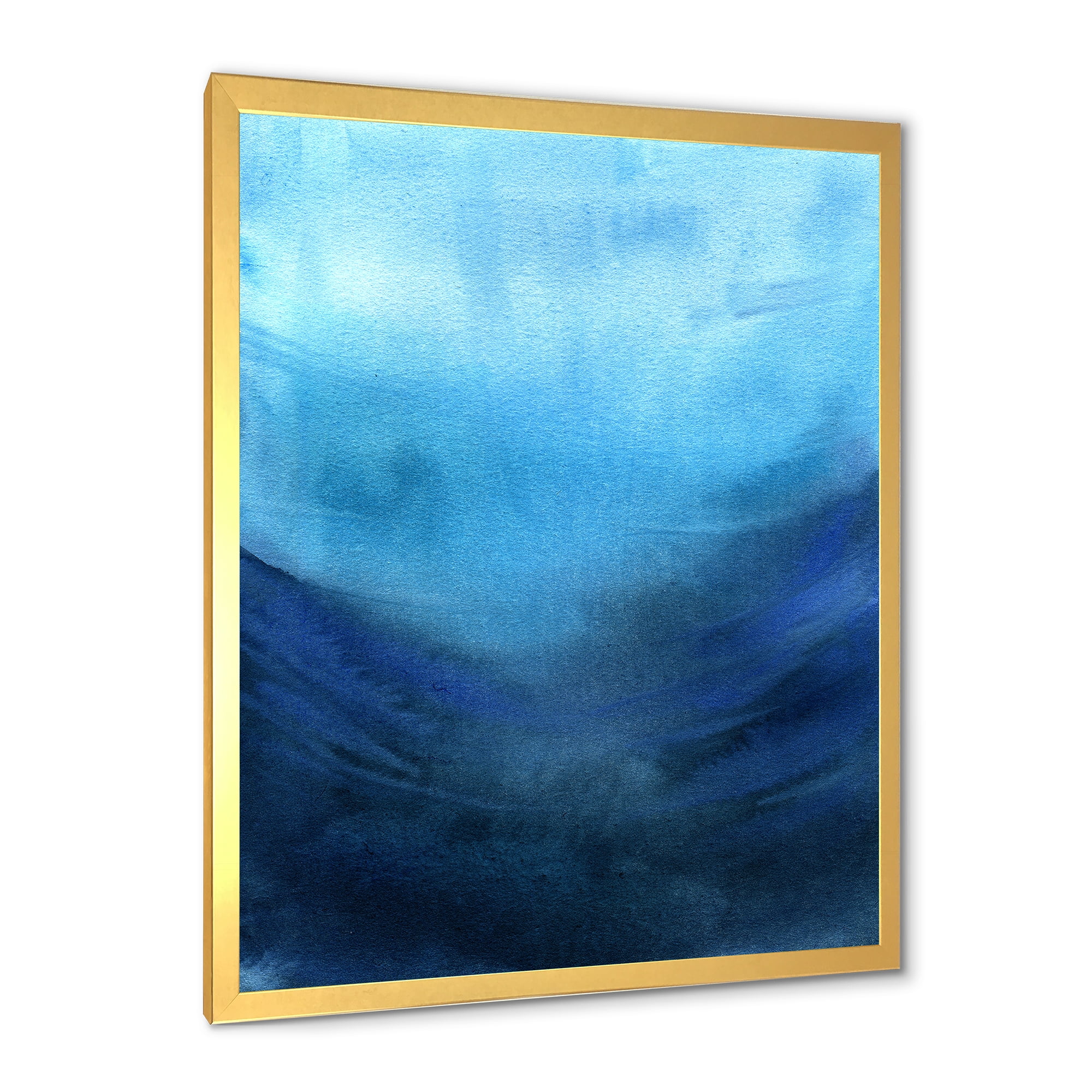 Designart 'Aquatic Underwater Compostion' Nautical & Coastal Framed Art Print