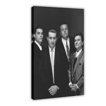 Vintage Poster Goodfellas Movie Poster Mafia Gangster Poster Vintage Canvas Posters Paintings Wall Art For Home Decor Bathroom Office Unframe