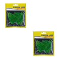 thumbnail image 1 of Eigraketly 20 unids/bolsa doble cola larva pesca señuelo Arrificial Grub plástico pez cebo falso gusano Type2 NO2 Eigraketly CBP087126, 1 of 5
