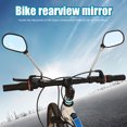 thumbnail image 3 of 1pair Bike Rear Mirror Safety Right Left Bicycle Side Rear View Mirror for Cycling, 3 of 8