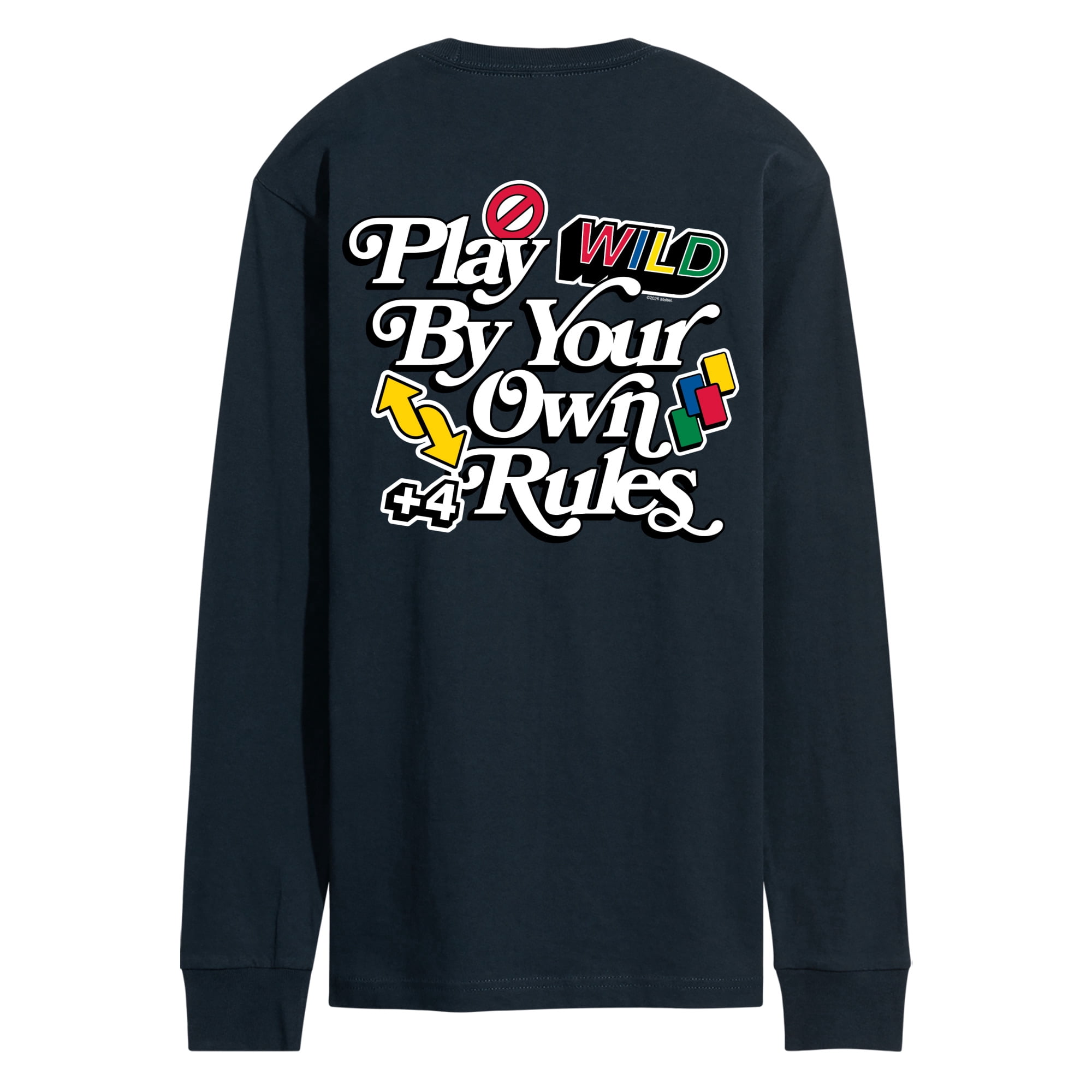 Uno - Play By Your Own Rules - Men's Long Sleeve Graphic T-Shirt