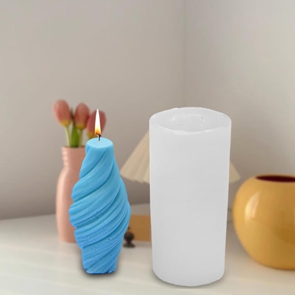 Modelo de vela de pilar, modelo de vela cilíndrica, artesanías de velas s, modelo de fabricación de velas para decoración del hogar de bodas Estilo A