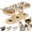 Wood, variant on Non-Slip Elevated Pet Feeder with 3 Bowls, 2026 New Cat Feeding Station with 3 Stainless Steel Bowls, 15°Tilted Raised Pet Food Bowls with Stand for Dogs and Cats (Wood)