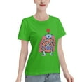 thumbnail image 2 of T-Shirt Basique à Manches Courtes pour Femmes une Pièce Jinping, 2 of 6