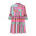 thumbnail image 4 of Ovzne Robes Grande Taille pour Femmes Rondes Robe Femme Mode Femme Été Décontractée Imprimée Col en V Manches Courtes Mini Robe Robe de Printemps Manches Courtes Imprimée Liquidation, 4 of 6