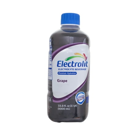 Electrolit Hydration Beverage  Grape  33.8 Fluid Ounce