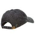 thumbnail image 4 of Bulldog Embroidered Washed Cotton Twill Cap - Black OSFM, 4 of 5
