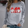 thumbnail image 2 of Sudadera de manga larga con estampado navideño informal con cuello redondo para mujer a la moda Fridja  ghj987+4312, 2 of 5