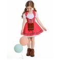 thumbnail image 4 of Godom Little Girls Dress Short Sleeve Dress Cotton Casual Spring Summer Applique Dresse Tween Dresses, 4 of 7
