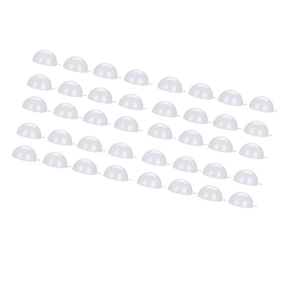 Adornos de Plástico Transparente, 20 Piezas de Adornos Transparentes para Manualidadas, Adornos Navideños de Plásstico Rellenables, Bolas de Plásstico Transparente Rellenables